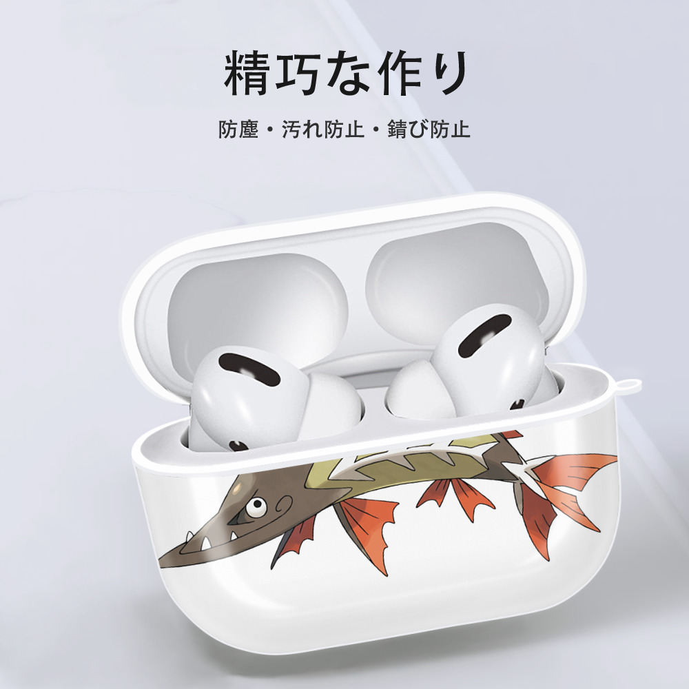 ポケットモンスター Pokémon 【AirPods Pro用】ハードシェル保護ケース 耐衝撃・防指紋・カラビナ付き商品仕様