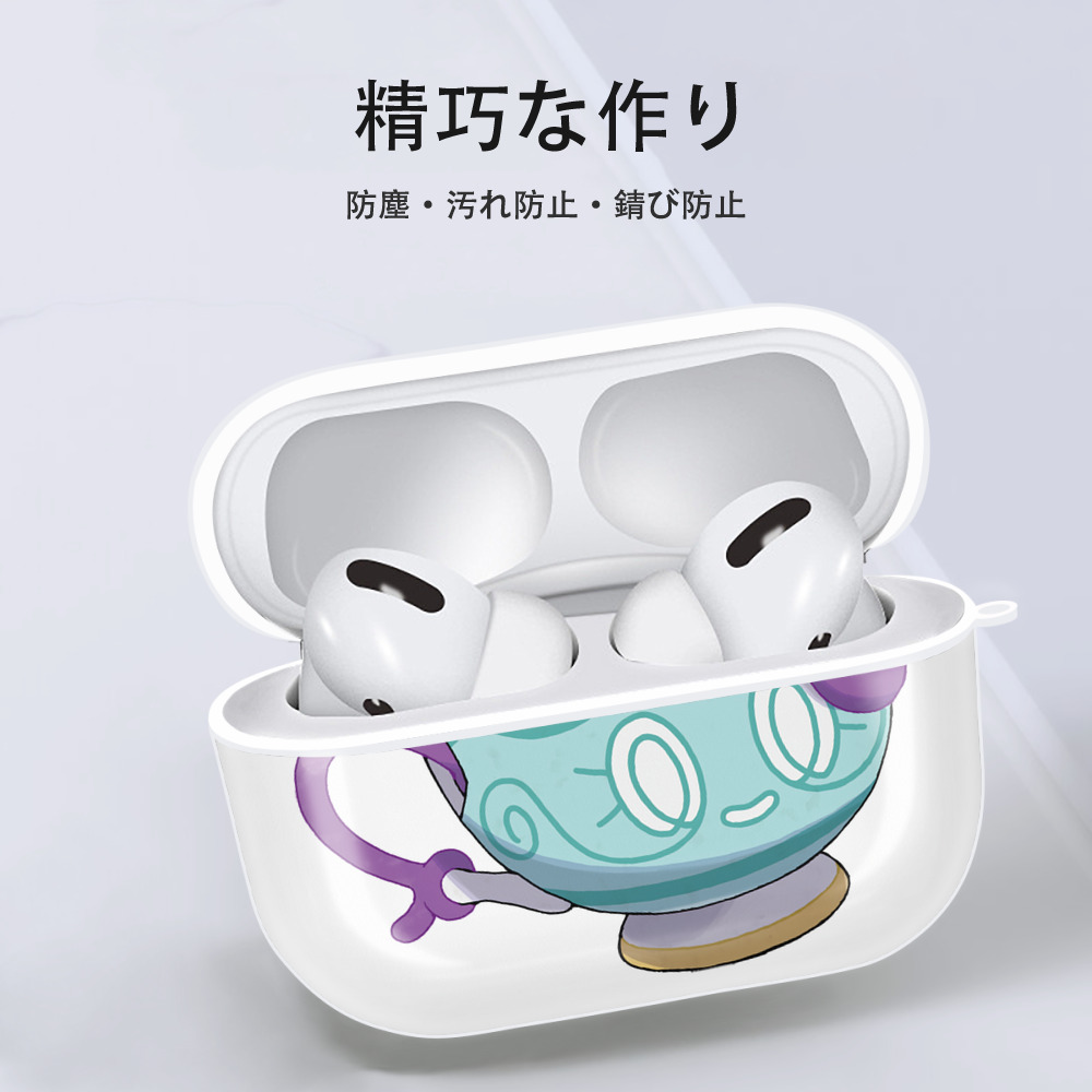ポケットモンスター Pokémon 【AirPods Pro用】ハードシェル保護ケース 耐衝撃・防指紋・カラビナ付き商品仕様