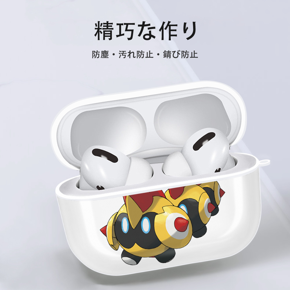 ポケットモンスター Pokémon 【AirPods Pro用】ハードシェル保護ケース 耐衝撃・防指紋・カラビナ付き商品仕様