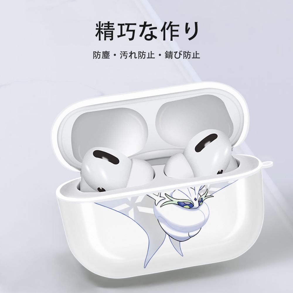 ポケットモンスター Pokémon 【AirPods Pro用】ハードシェル保護ケース 耐衝撃・防指紋・カラビナ付き商品仕様