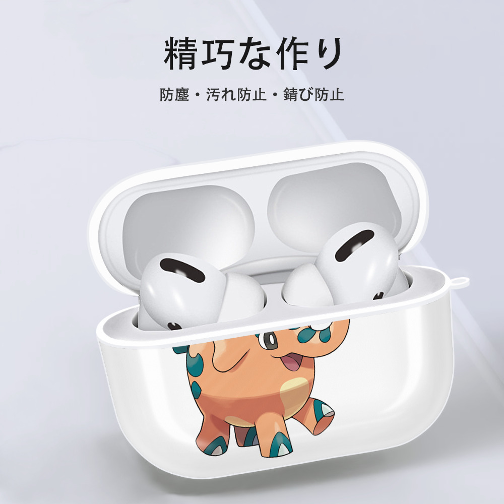 ポケットモンスター Pokémon 【AirPods Pro用】ハードシェル保護ケース 耐衝撃・防指紋・カラビナ付き商品仕様