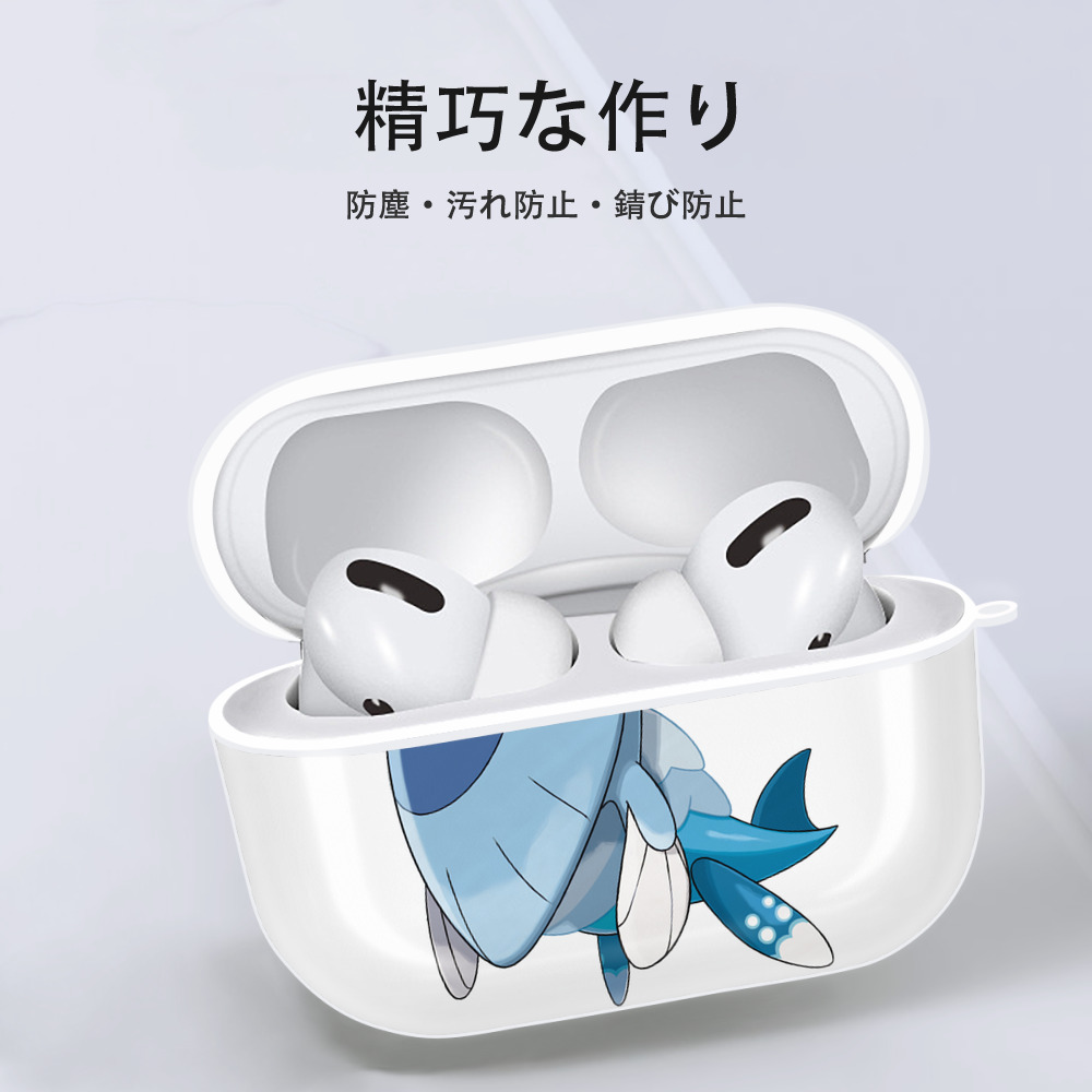 ポケットモンスター Pokémon 【AirPods Pro用】ハードシェル保護ケース 耐衝撃・防指紋・カラビナ付き商品仕様