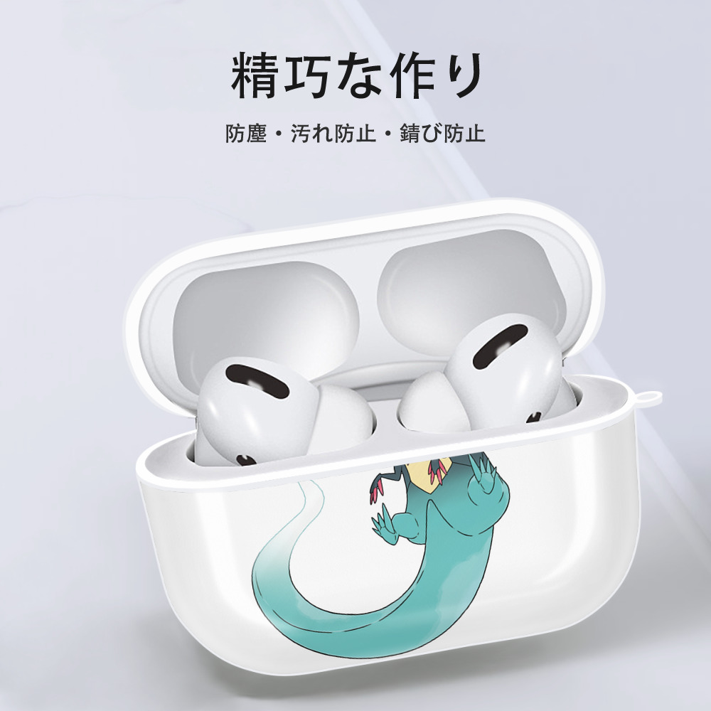 ポケットモンスター Pokémon 【AirPods Pro用】ハードシェル保護ケース 耐衝撃・防指紋・カラビナ付き商品仕様
