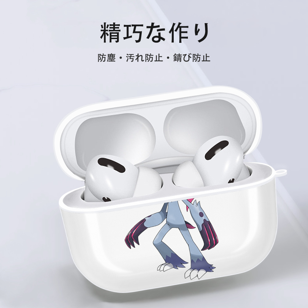 ポケットモンスター Pokémon 【AirPods Pro用】ハードシェル保護ケース 耐衝撃・防指紋・カラビナ付き商品仕様
