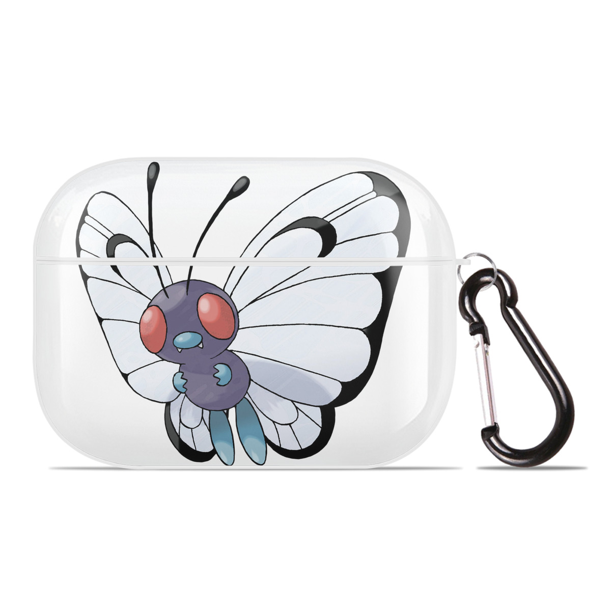 （画像用） ポケットモンスター Pokémon 【AirPods Pro用】ハードシェル保護ケース 耐衝撃・防指紋・カラビナ付き商品仕様