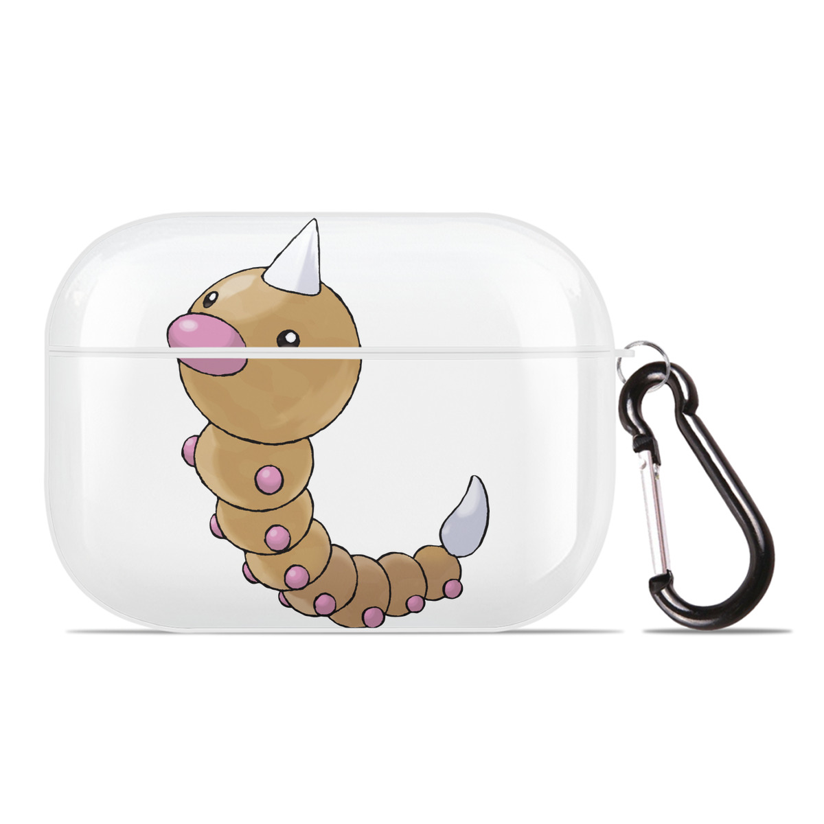 （画像用） ポケットモンスター Pokémon 【AirPods Pro用】ハードシェル保護ケース 耐衝撃・防指紋・カラビナ付き商品仕様