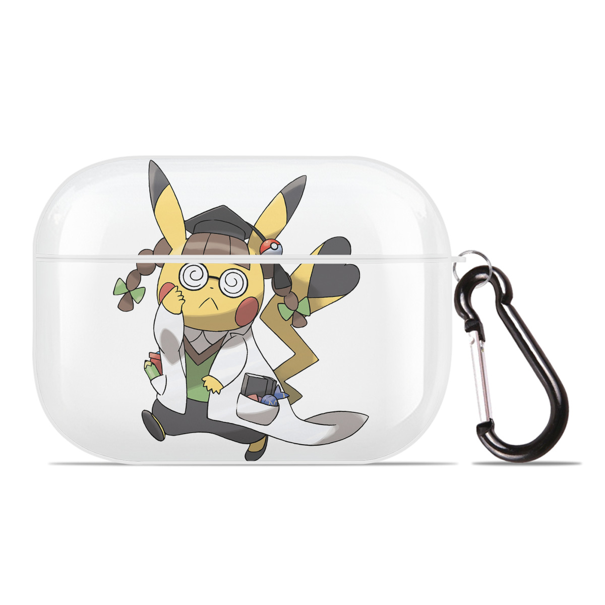 （画像用） ポケットモンスター Pokémon 【AirPods Pro用】ハードシェル保護ケース 耐衝撃・防指紋・カラビナ付き商品仕様