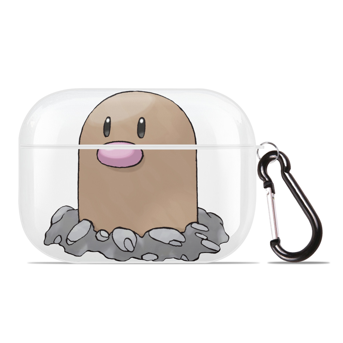 （画像用） ポケットモンスター Pokémon 【AirPods Pro用】ハードシェル保護ケース 耐衝撃・防指紋・カラビナ付き商品仕様