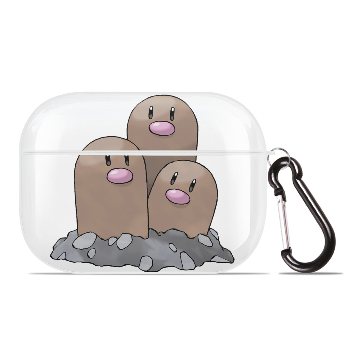 （画像用） ポケットモンスター Pokémon 【AirPods Pro用】ハードシェル保護ケース 耐衝撃・防指紋・カラビナ付き商品仕様