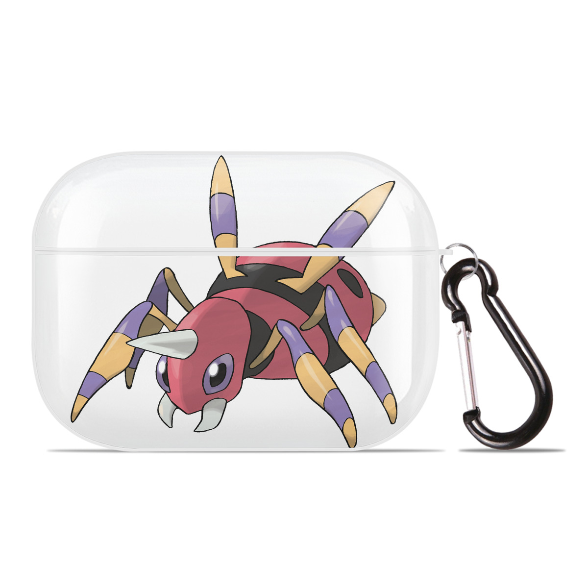（画像用） ポケットモンスター Pokémon 【AirPods Pro用】ハードシェル保護ケース 耐衝撃・防指紋・カラビナ付き商品仕様