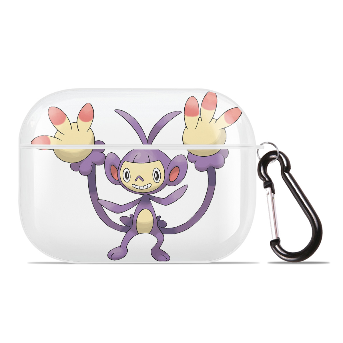 （画像用） ポケットモンスター Pokémon 【AirPods Pro用】ハードシェル保護ケース 耐衝撃・防指紋・カラビナ付き商品仕様