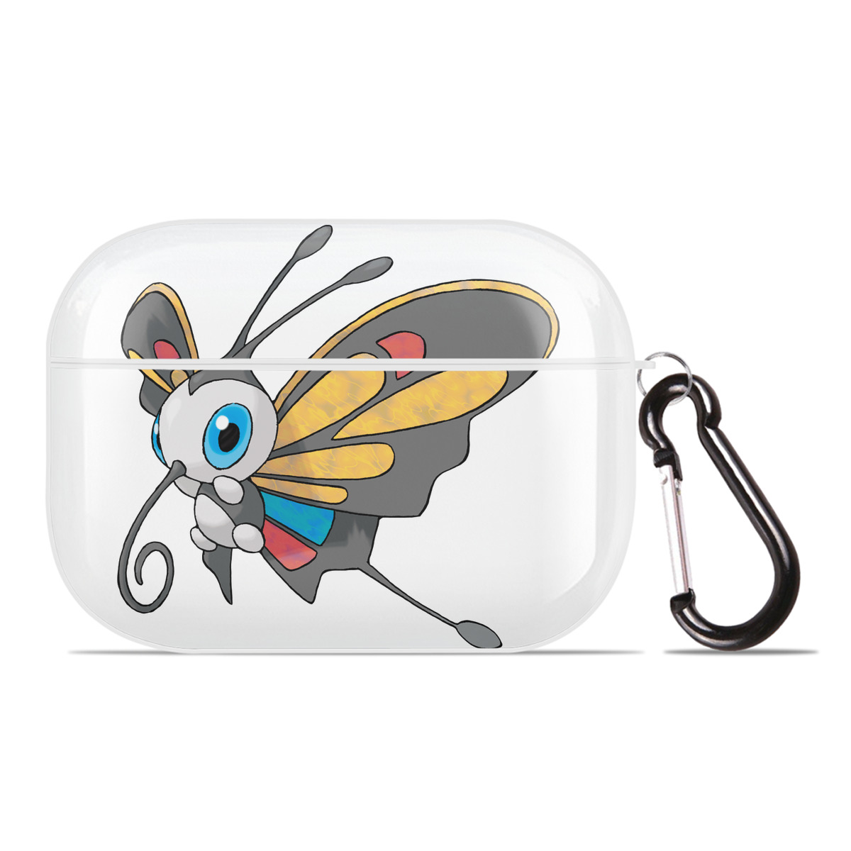 （画像用） ポケットモンスター Pokémon 【AirPods Pro用】ハードシェル保護ケース 耐衝撃・防指紋・カラビナ付き商品仕様