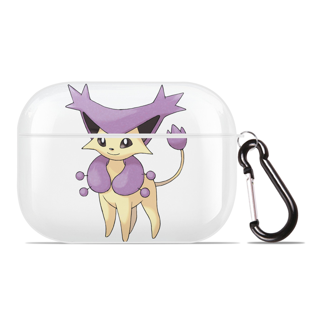 （画像用） ポケットモンスター Pokémon 【AirPods Pro用】ハードシェル保護ケース 耐衝撃・防指紋・カラビナ付き商品仕様