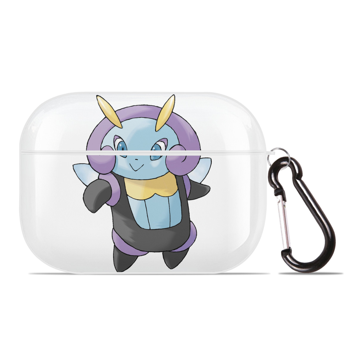 （画像用） ポケットモンスター Pokémon 【AirPods Pro用】ハードシェル保護ケース 耐衝撃・防指紋・カラビナ付き商品仕様