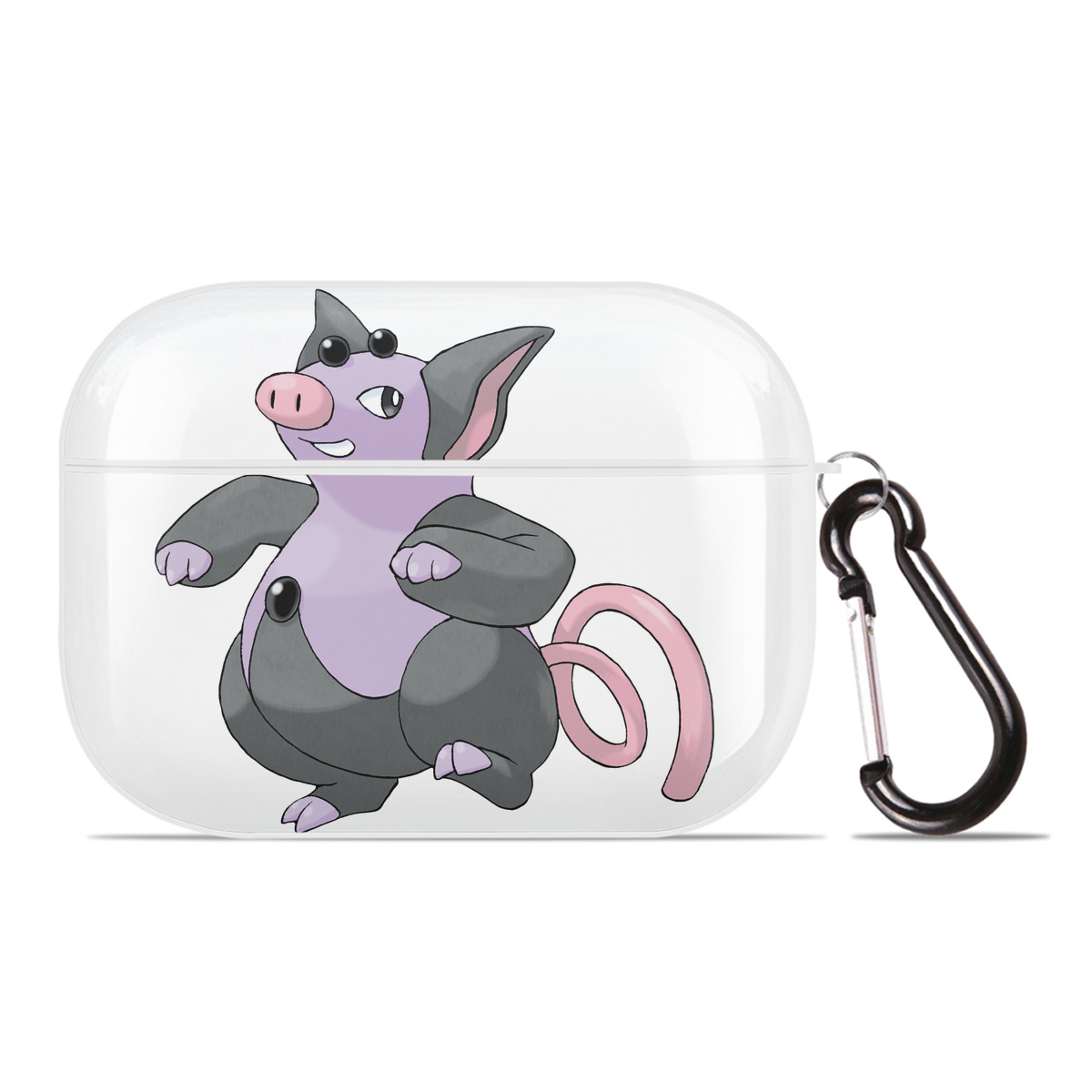 （画像用） ポケットモンスター Pokémon 【AirPods Pro用】ハードシェル保護ケース 耐衝撃・防指紋・カラビナ付き商品仕様