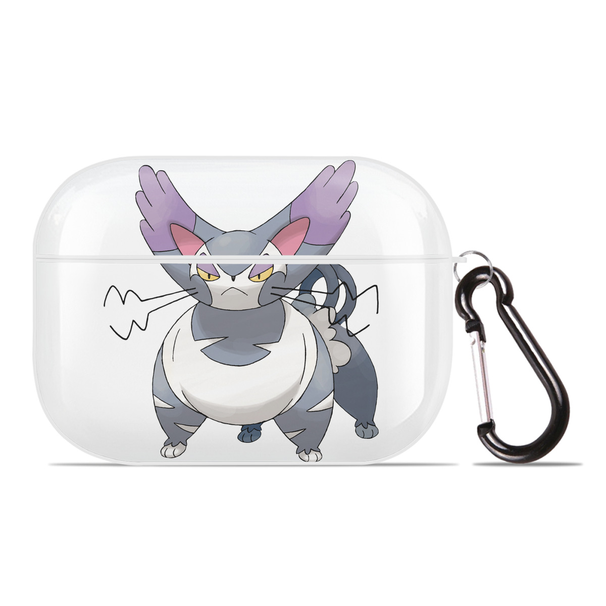 （画像用） ポケットモンスター Pokémon 【AirPods Pro用】ハードシェル保護ケース 耐衝撃・防指紋・カラビナ付き商品仕様