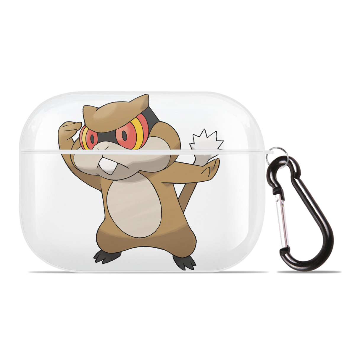 （画像用） ポケットモンスター Pokémon 【AirPods Pro用】ハードシェル保護ケース 耐衝撃・防指紋・カラビナ付き商品仕様