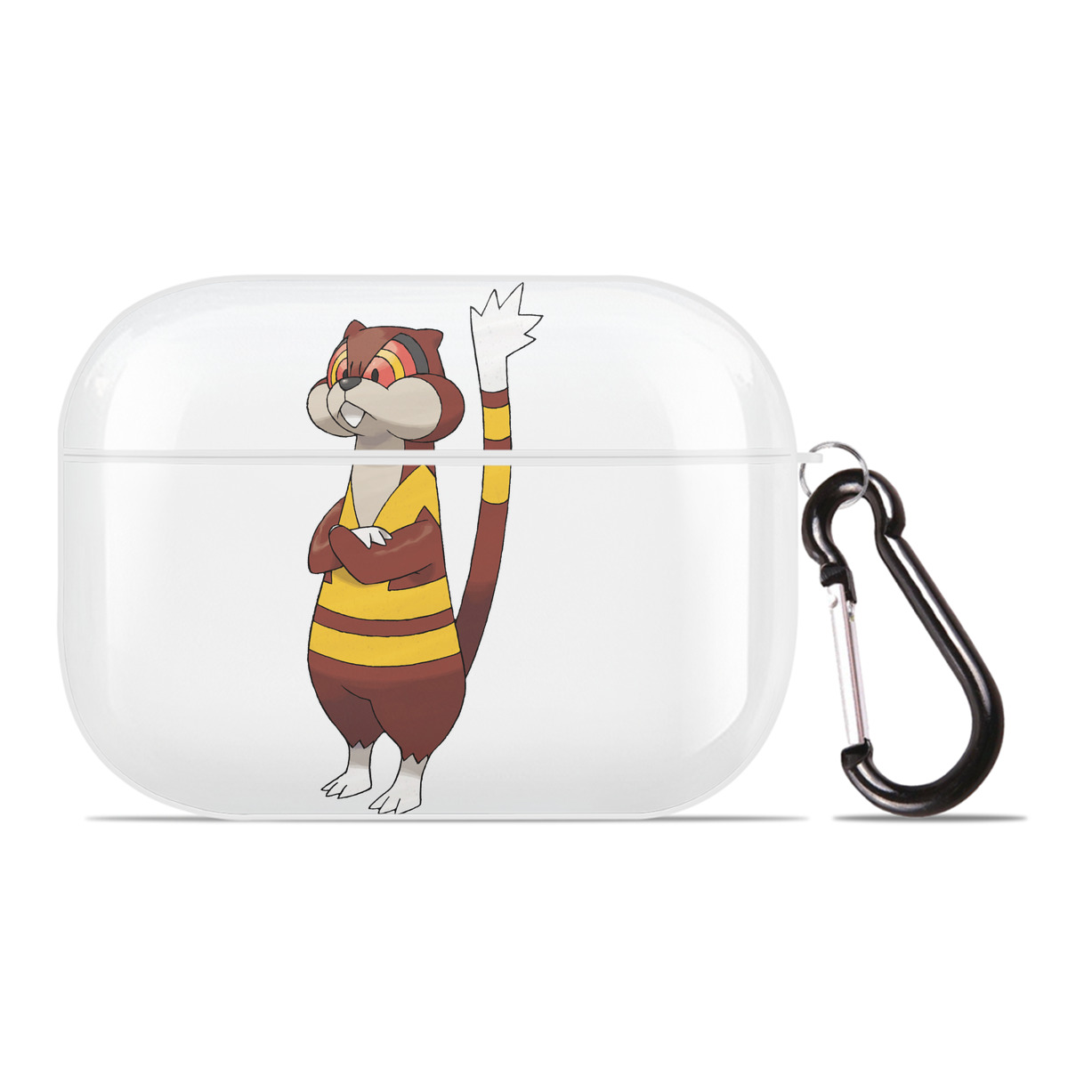 （画像用） ポケットモンスター Pokémon 【AirPods Pro用】ハードシェル保護ケース 耐衝撃・防指紋・カラビナ付き商品仕様