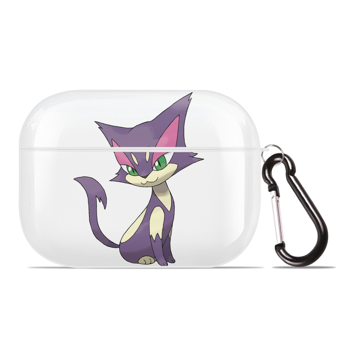 （画像用） ポケットモンスター Pokémon 【AirPods Pro用】ハードシェル保護ケース 耐衝撃・防指紋・カラビナ付き商品仕様