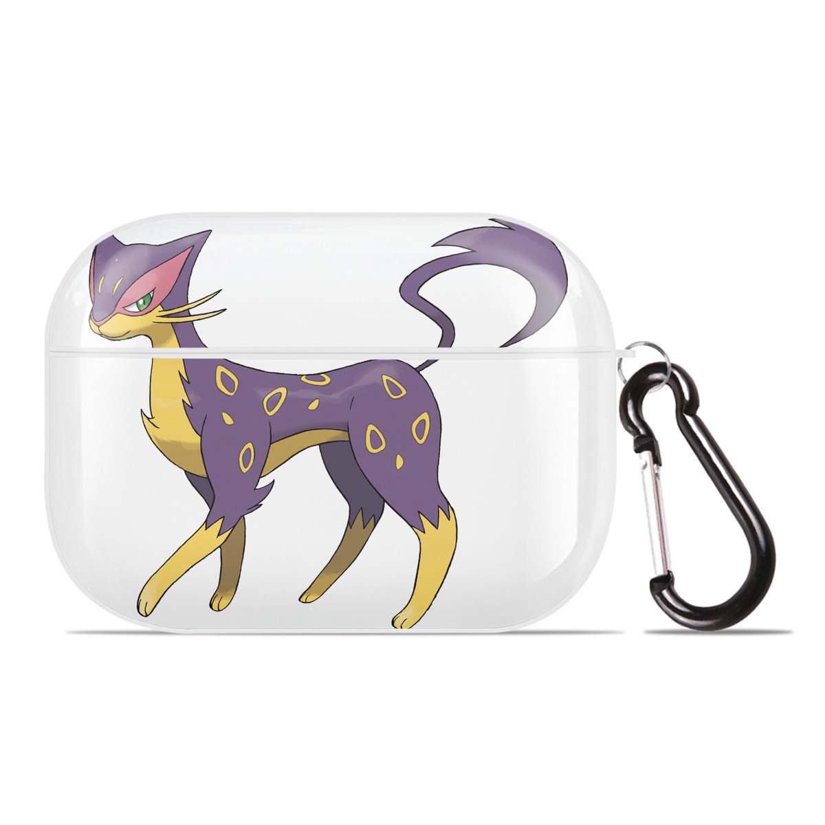 （画像用） ポケットモンスター Pokémon 【AirPods Pro用】ハードシェル保護ケース 耐衝撃・防指紋・カラビナ付き商品仕様