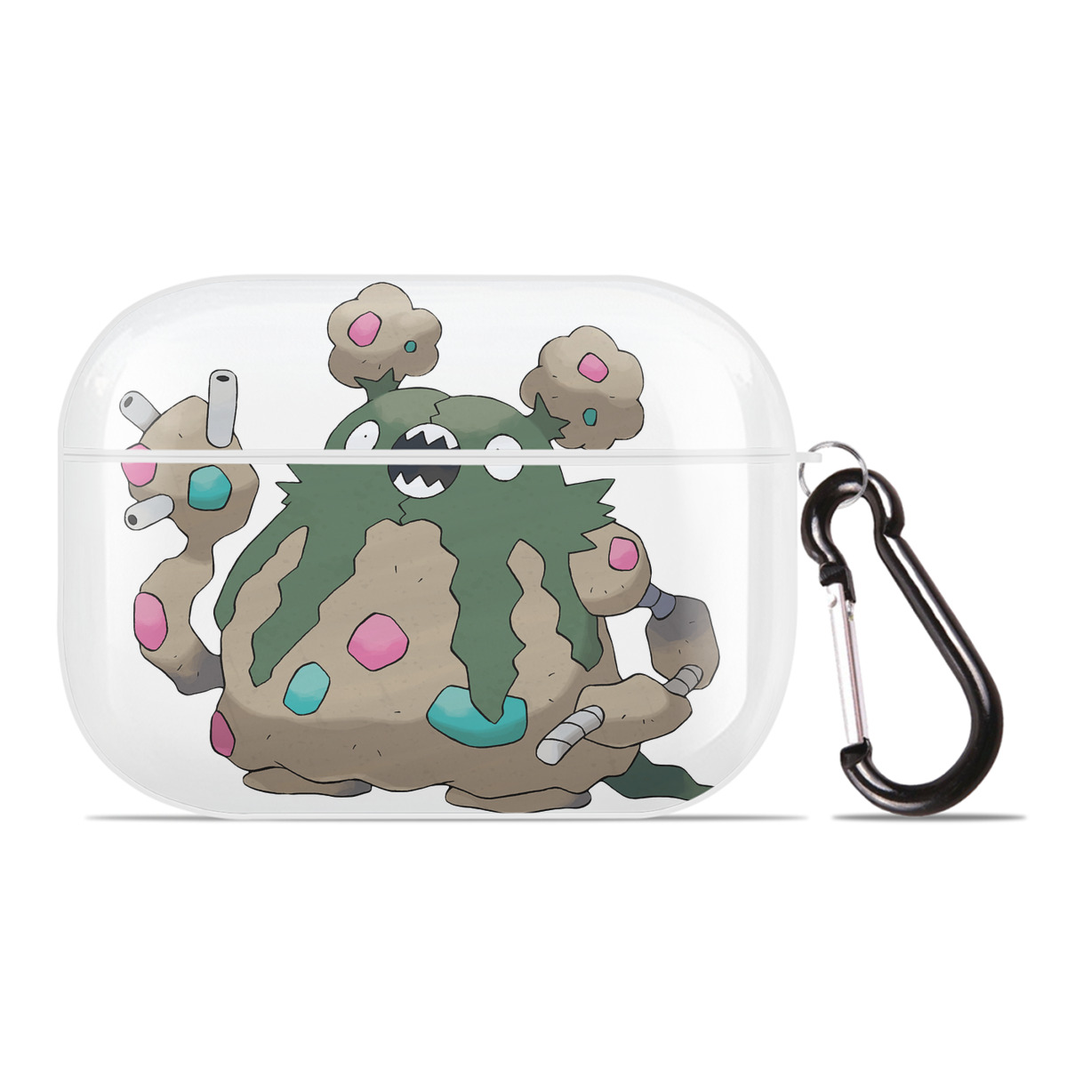 （画像用） ポケットモンスター Pokémon 【AirPods Pro用】ハードシェル保護ケース 耐衝撃・防指紋・カラビナ付き商品仕様