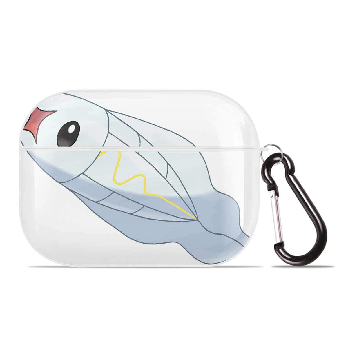 （画像用） ポケットモンスター Pokémon 【AirPods Pro用】ハードシェル保護ケース 耐衝撃・防指紋・カラビナ付き商品仕様