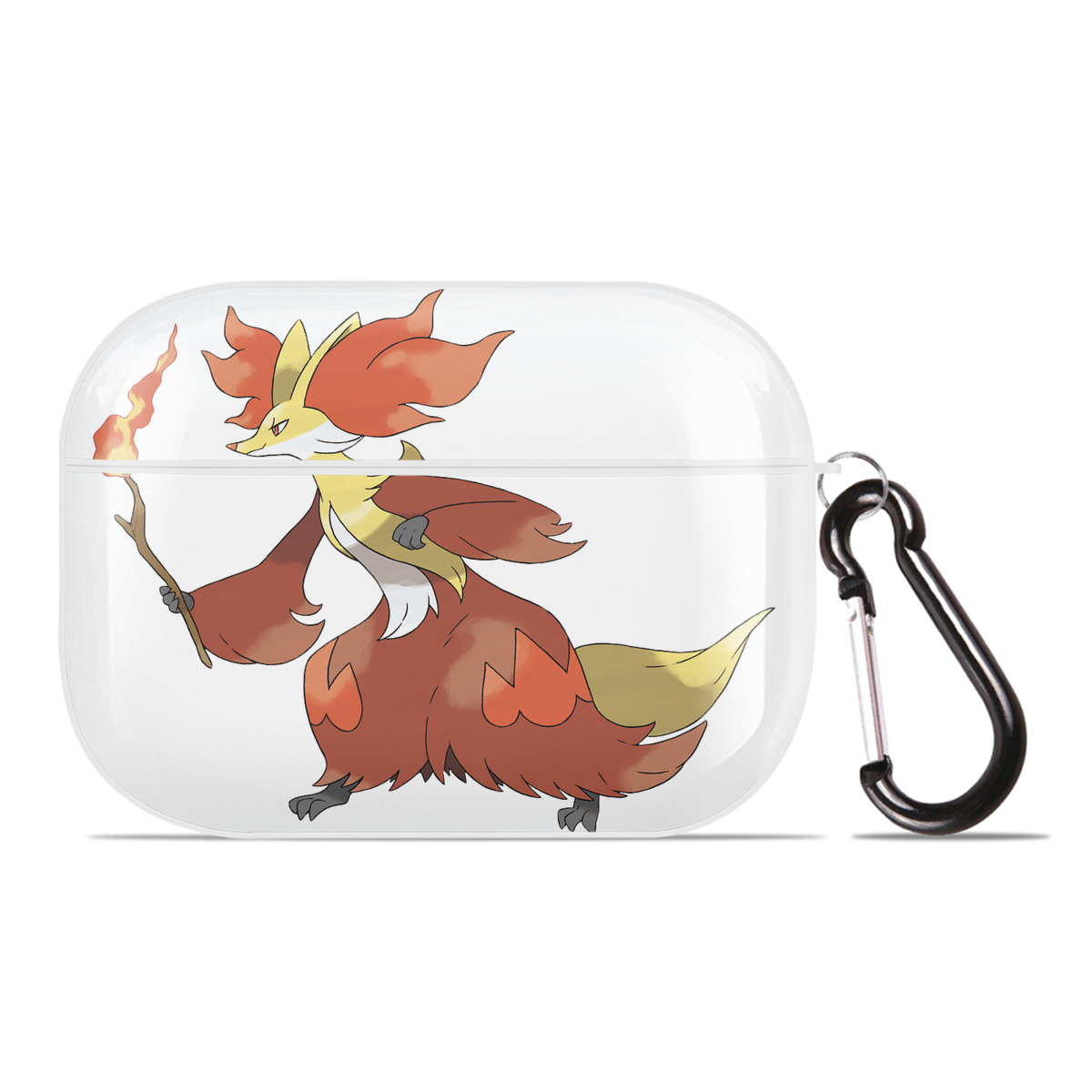 （画像用） ポケットモンスター Pokémon 【AirPods Pro用】ハードシェル保護ケース 耐衝撃・防指紋・カラビナ付き商品仕様
