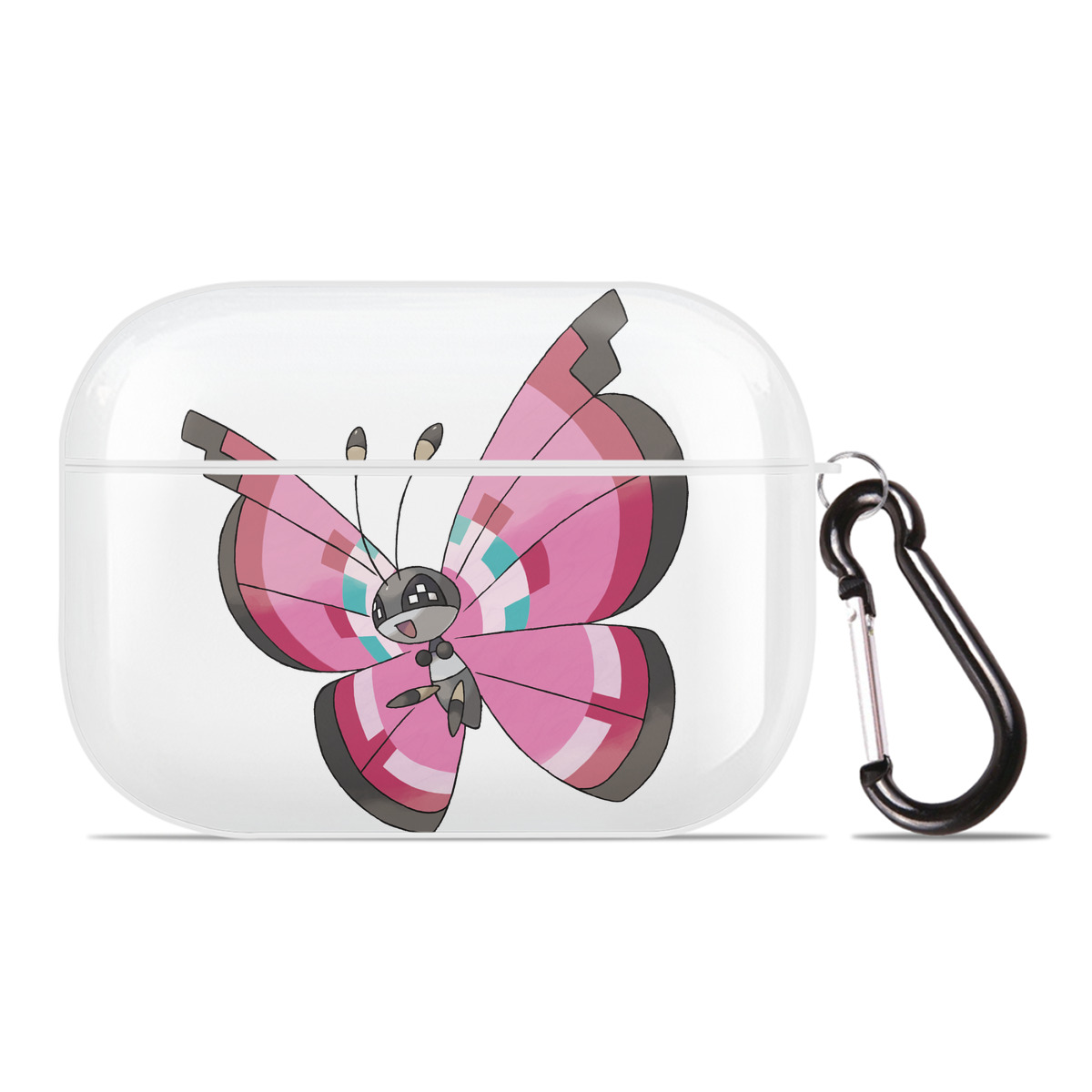 （画像用） ポケットモンスター Pokémon 【AirPods Pro用】ハードシェル保護ケース 耐衝撃・防指紋・カラビナ付き商品仕様