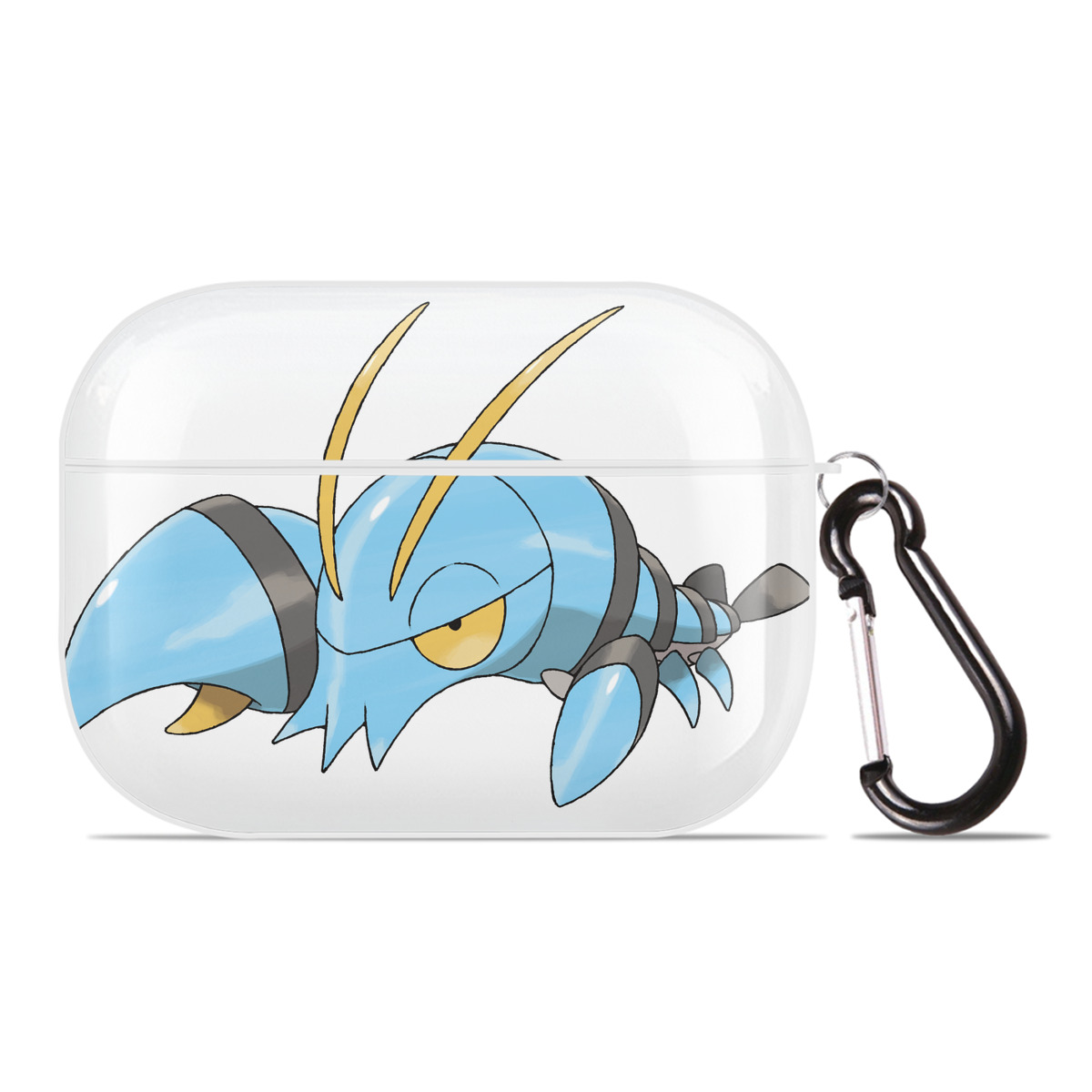 （画像用） ポケットモンスター Pokémon 【AirPods Pro用】ハードシェル保護ケース 耐衝撃・防指紋・カラビナ付き商品仕様