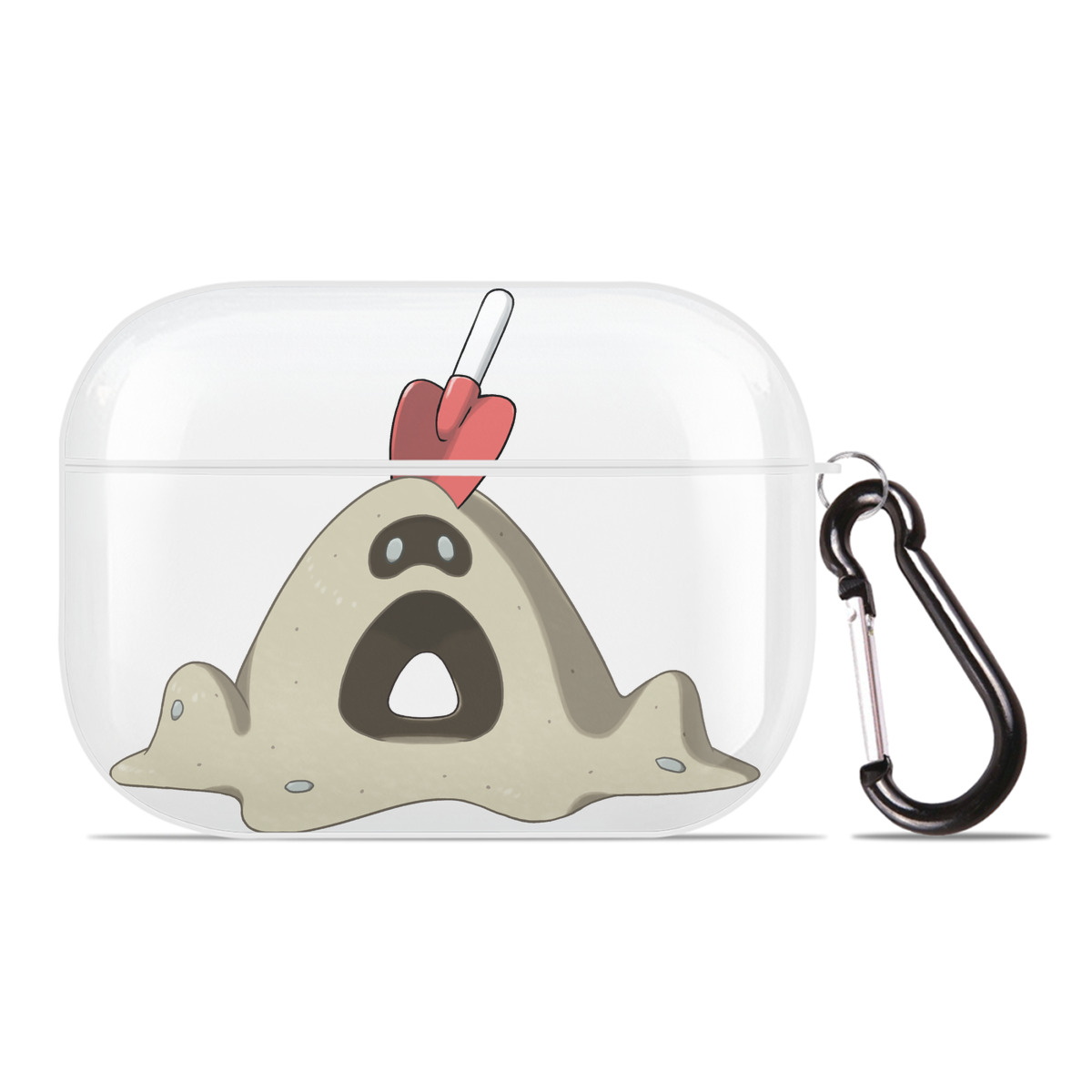 （画像用） ポケットモンスター Pokémon 【AirPods Pro用】ハードシェル保護ケース 耐衝撃・防指紋・カラビナ付き商品仕様
