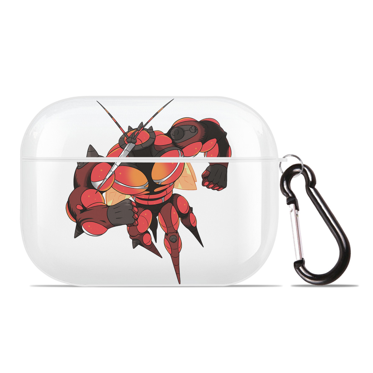 （画像用） ポケットモンスター Pokémon 【AirPods Pro用】ハードシェル保護ケース 耐衝撃・防指紋・カラビナ付き商品仕様