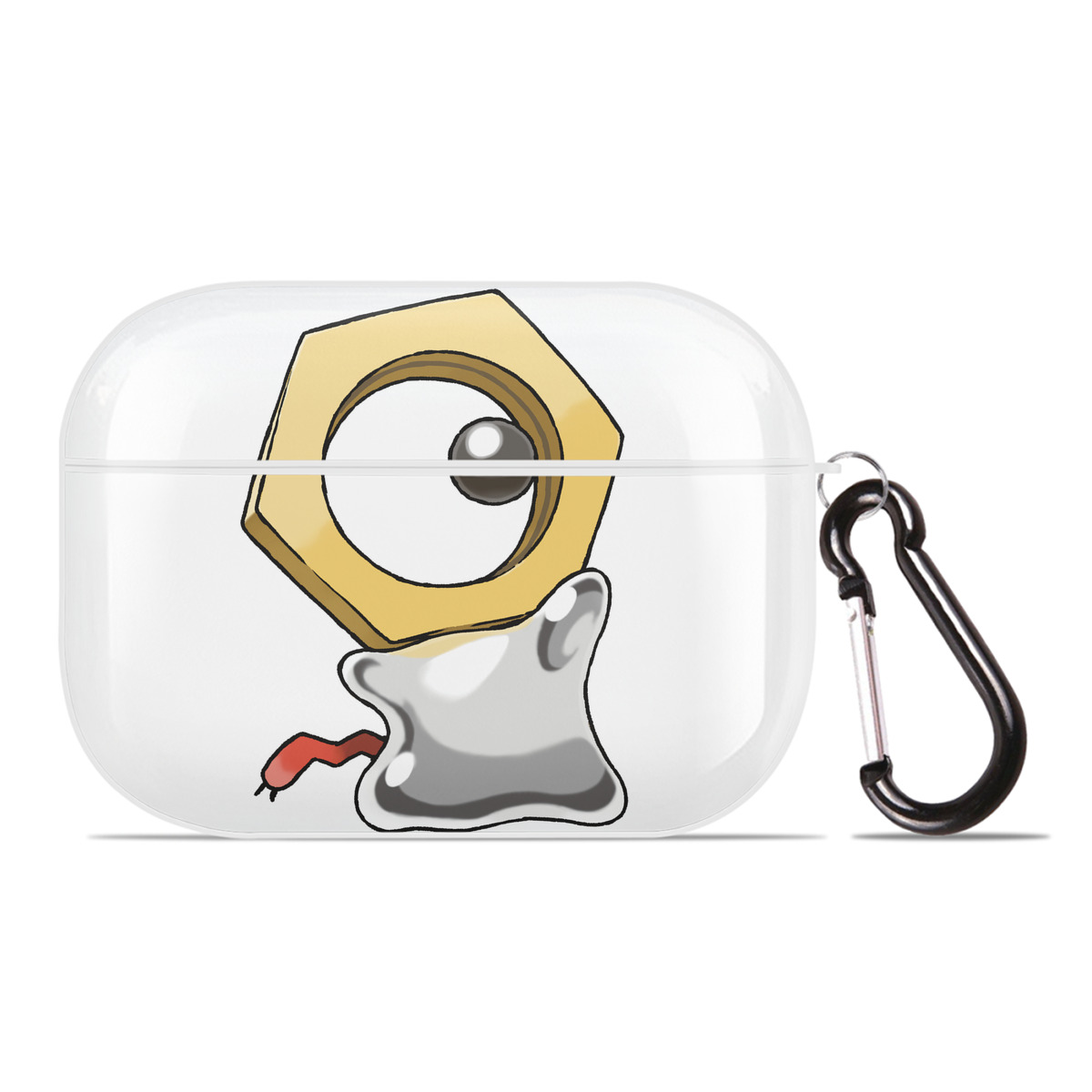 （画像用） ポケットモンスター Pokémon 【AirPods Pro用】ハードシェル保護ケース 耐衝撃・防指紋・カラビナ付き商品仕様
