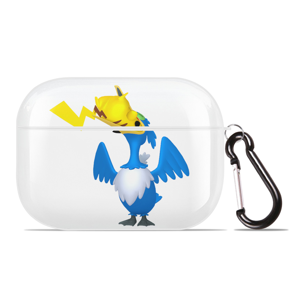 （画像用） ポケットモンスター Pokémon 【AirPods Pro用】ハードシェル保護ケース 耐衝撃・防指紋・カラビナ付き商品仕様