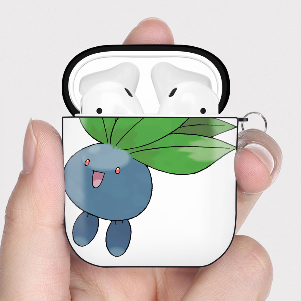 （画像用） ポケットモンスター Pokémon AirPods 第2世代保護ケース ハードシェル ブラック 耐衝撃・防指紋・カラビナ付き
