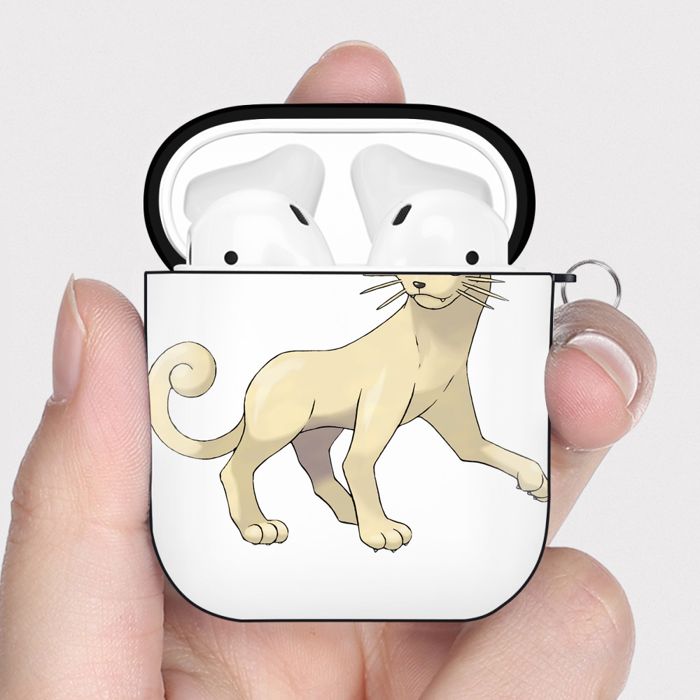 （画像用） ポケットモンスター Pokémon AirPods 第2世代保護ケース ハードシェル ブラック 耐衝撃・防指紋・カラビナ付き