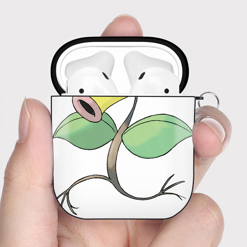 （画像用） ポケットモンスター Pokémon AirPods 第2世代保護ケース ハードシェル ブラック 耐衝撃・防指紋・カラビナ付き