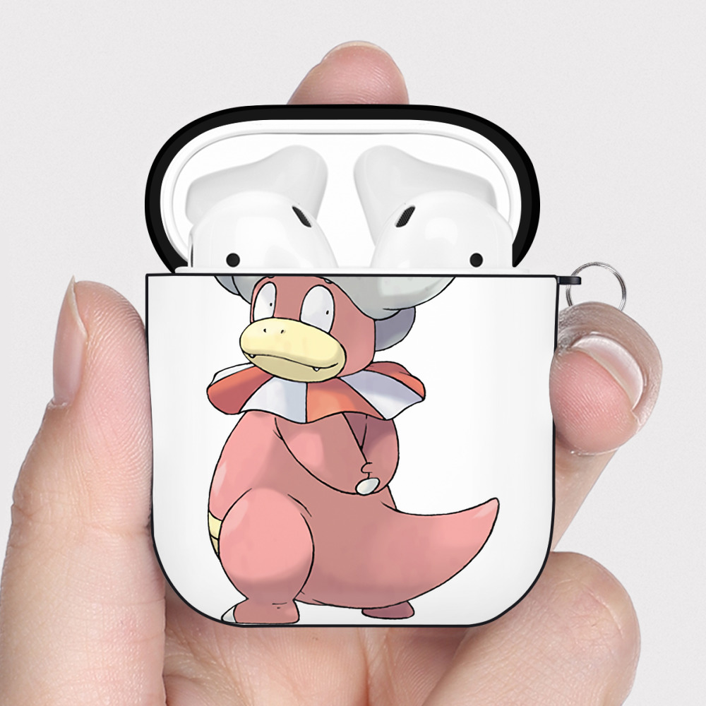 （画像用） ポケットモンスター Pokémon AirPods 第2世代保護ケース ハードシェル ブラック 耐衝撃・防指紋・カラビナ付き