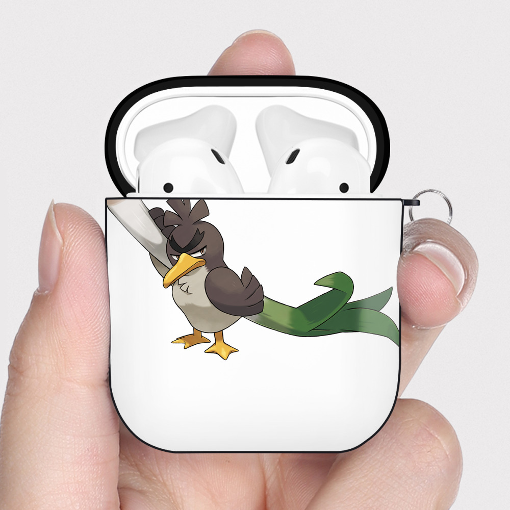 （画像用） ポケットモンスター Pokémon AirPods 第2世代保護ケース ハードシェル ブラック 耐衝撃・防指紋・カラビナ付き