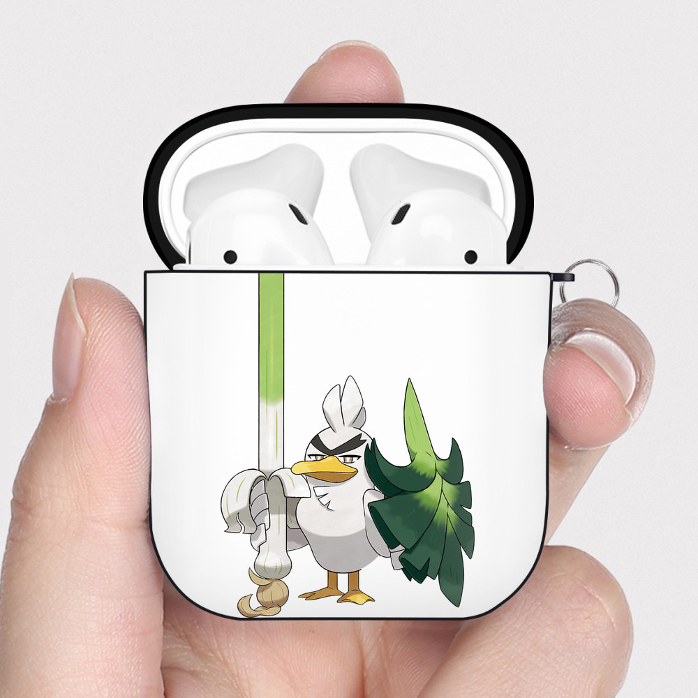 （画像用） ポケットモンスター Pokémon AirPods 第2世代保護ケース ハードシェル ブラック 耐衝撃・防指紋・カラビナ付き