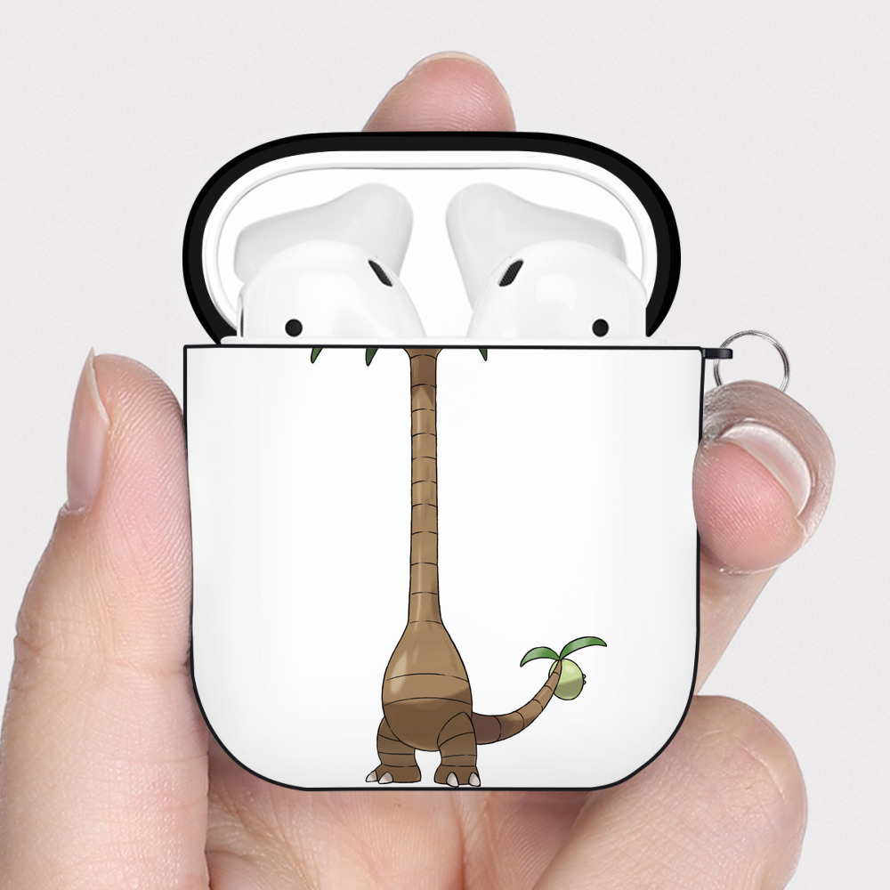 （画像用） ポケットモンスター Pokémon AirPods 第2世代保護ケース ハードシェル ブラック 耐衝撃・防指紋・カラビナ付き