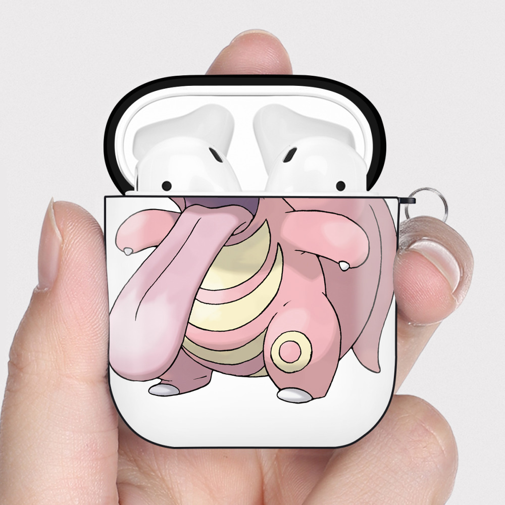 （画像用） ポケットモンスター Pokémon AirPods 第2世代保護ケース ハードシェル ブラック 耐衝撃・防指紋・カラビナ付き