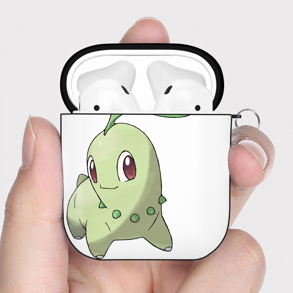 （画像用） ポケットモンスター Pokémon AirPods 第2世代保護ケース ハードシェル ブラック 耐衝撃・防指紋・カラビナ付き