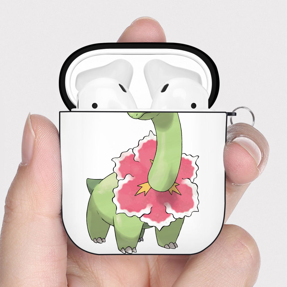 （画像用） ポケットモンスター Pokémon AirPods 第2世代保護ケース ハードシェル ブラック 耐衝撃・防指紋・カラビナ付き