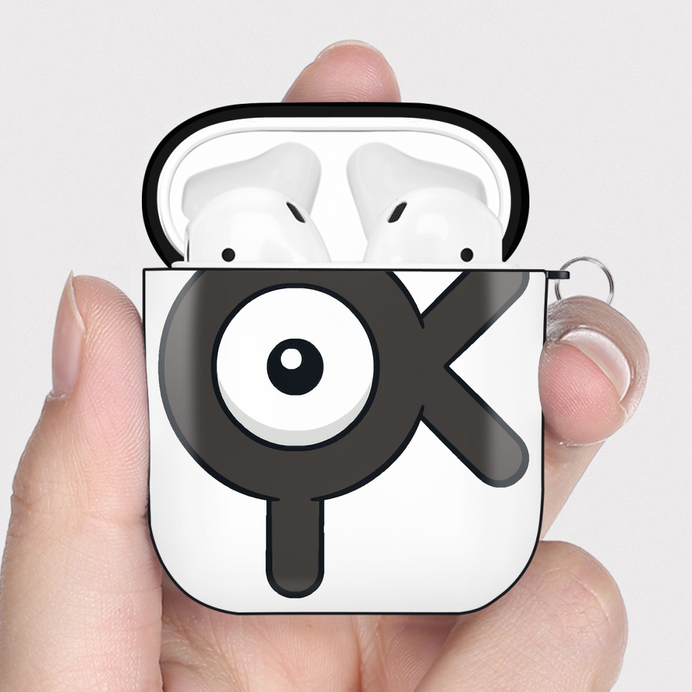 （画像用） ポケットモンスター Pokémon AirPods 第2世代保護ケース ハードシェル ブラック 耐衝撃・防指紋・カラビナ付き