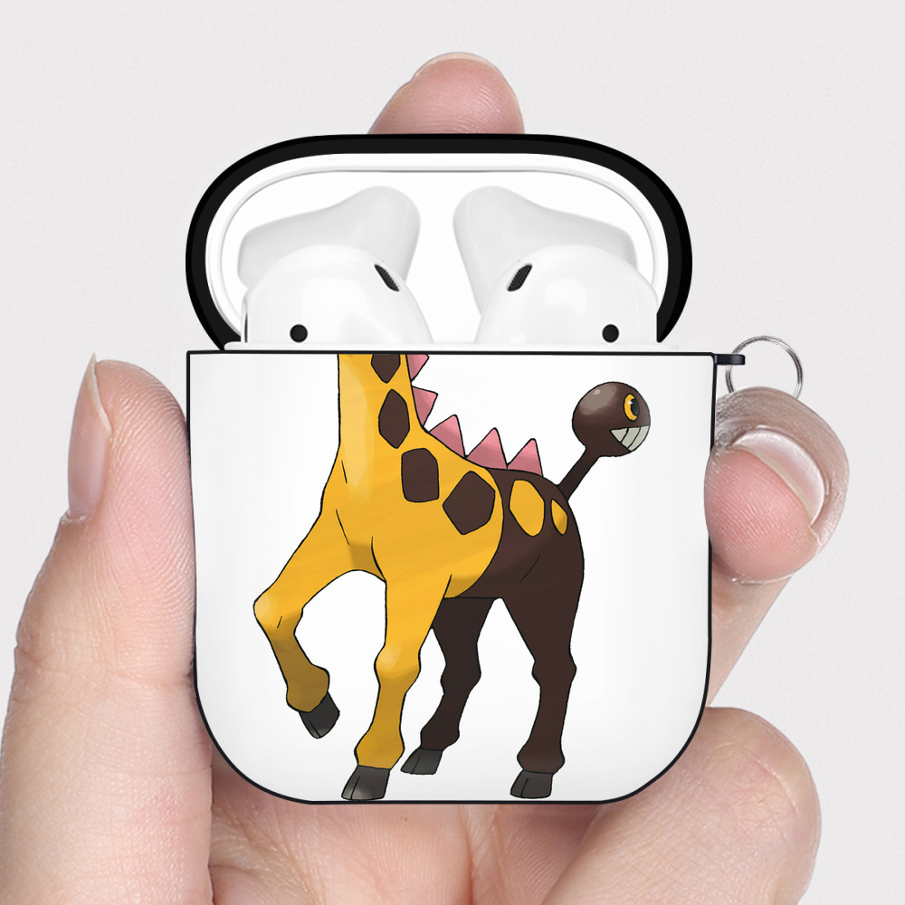 （画像用） ポケットモンスター Pokémon AirPods 第2世代保護ケース ハードシェル ブラック 耐衝撃・防指紋・カラビナ付き