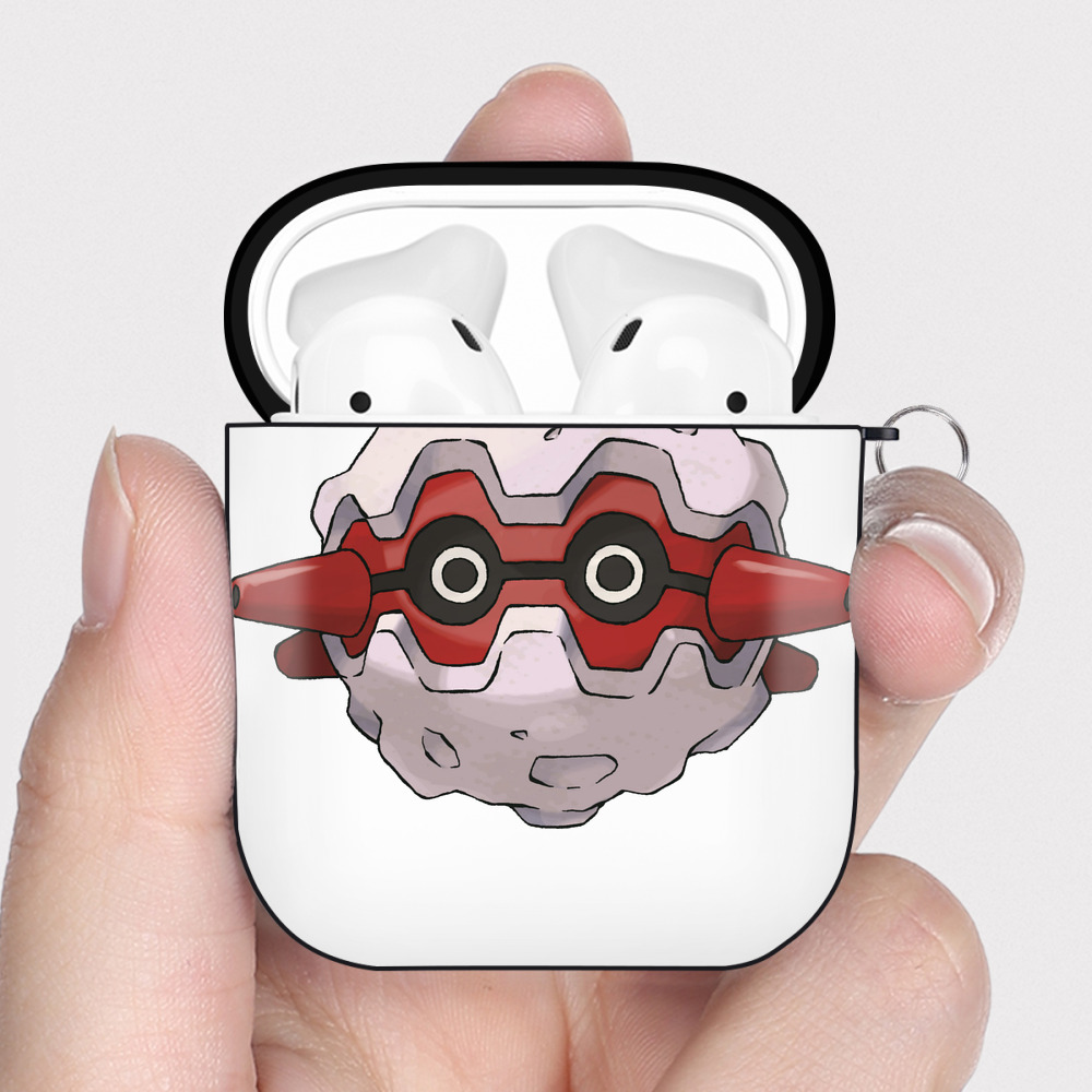 （画像用） ポケットモンスター Pokémon AirPods 第2世代保護ケース ハードシェル ブラック 耐衝撃・防指紋・カラビナ付き