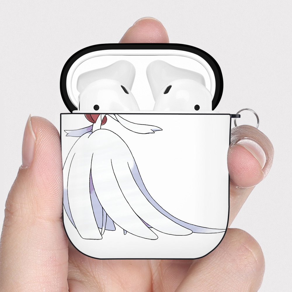 （画像用） ポケットモンスター Pokémon AirPods 第2世代保護ケース ハードシェル ブラック 耐衝撃・防指紋・カラビナ付き