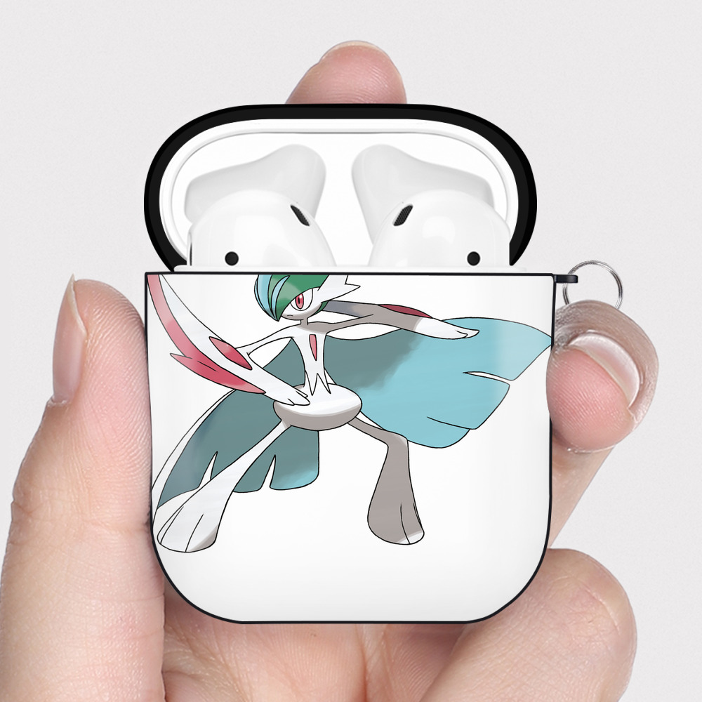（画像用） ポケットモンスター Pokémon AirPods 第2世代保護ケース ハードシェル ブラック 耐衝撃・防指紋・カラビナ付き