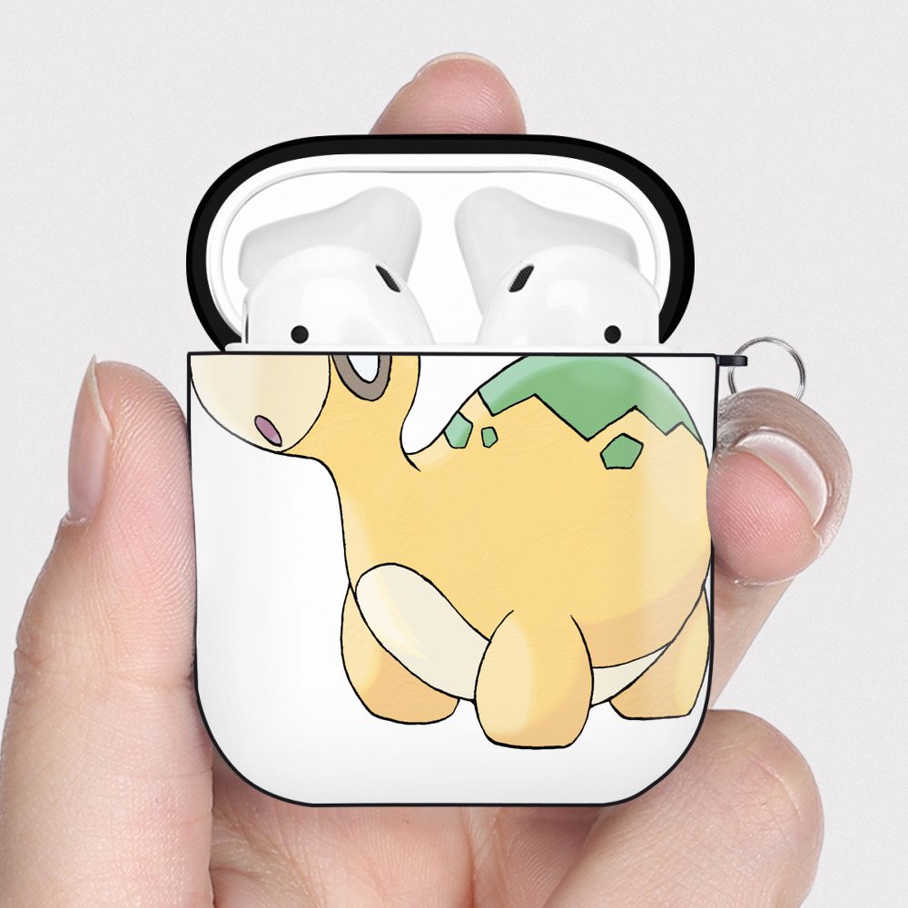 （画像用） ポケットモンスター Pokémon AirPods 第2世代保護ケース ハードシェル ブラック 耐衝撃・防指紋・カラビナ付き