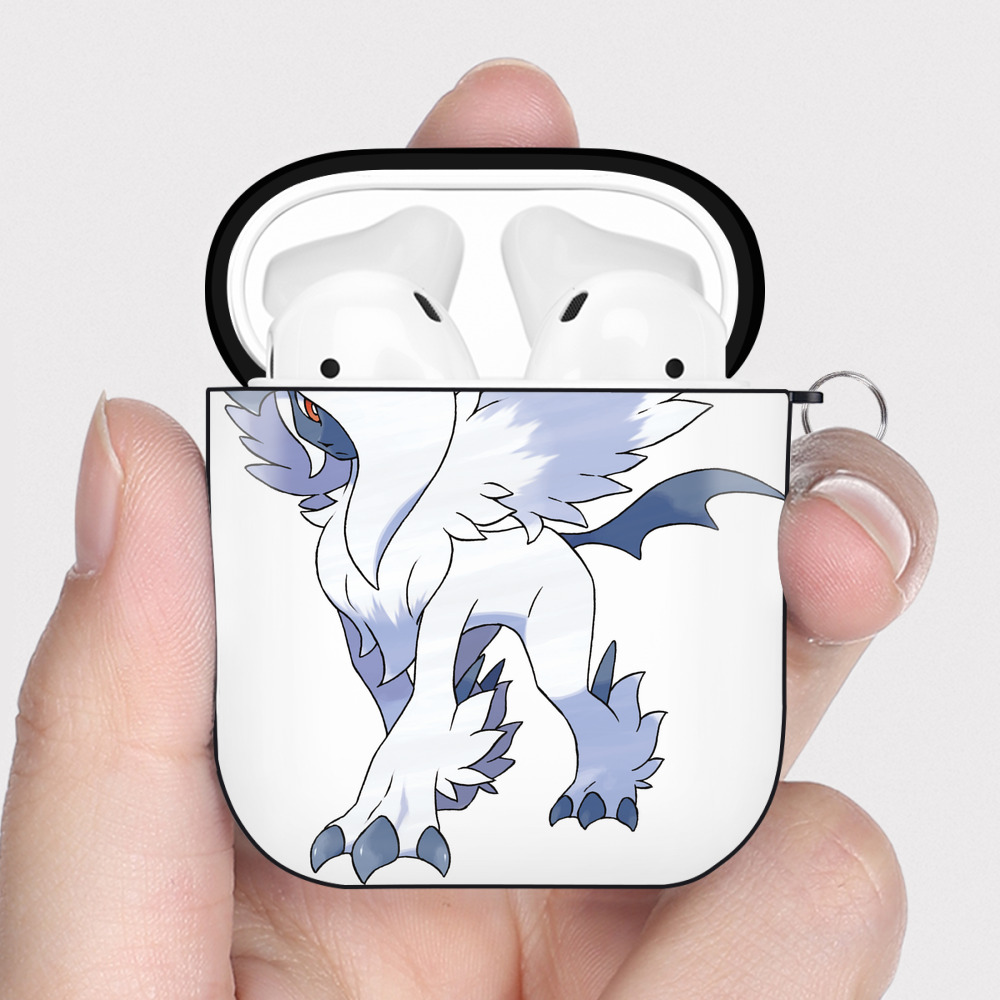 （画像用） ポケットモンスター Pokémon AirPods 第2世代保護ケース ハードシェル ブラック 耐衝撃・防指紋・カラビナ付き
